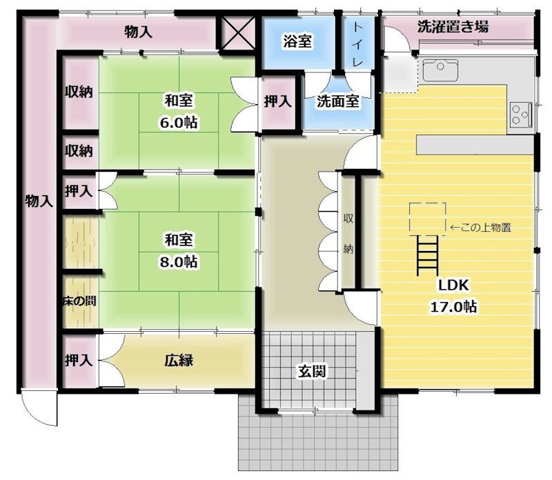 多治見市太平町6丁目 間取図・土地図